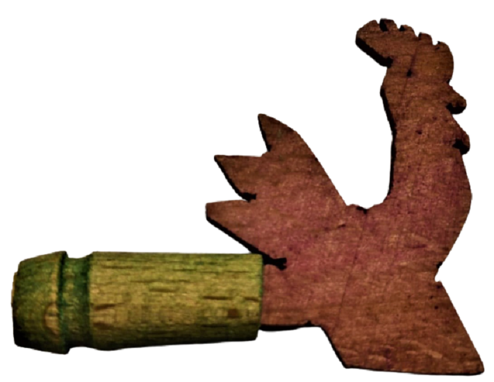 AHŞAP EYUP TESTERE EL YAPIMI  HOROZLU ÜFLEME OYUNCAK DÜDÜK 