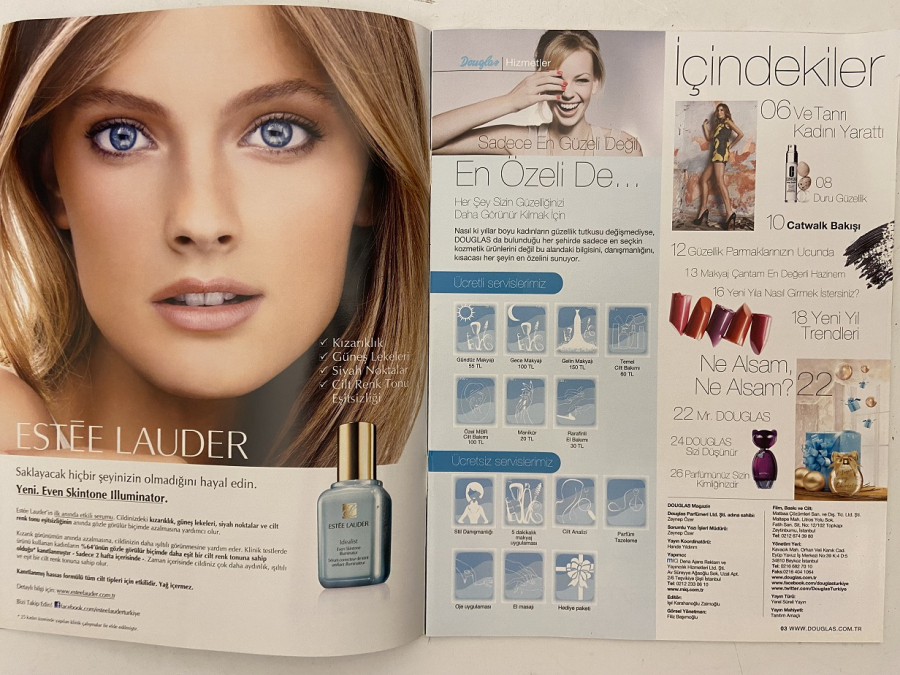 DOUGLAS DOUGLASTAN YILBAŞI SÜRPRİZLERİ DERGİSİ