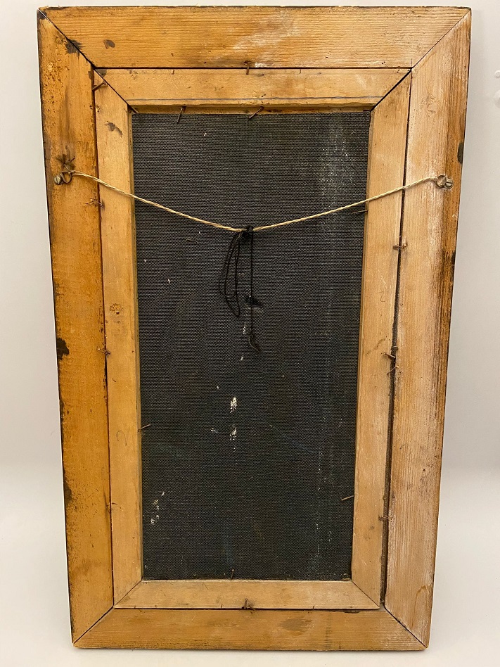 KONTRAPLAK ÜZERİ YAĞLI BOYA ANONİM BALERİN TABLOSU