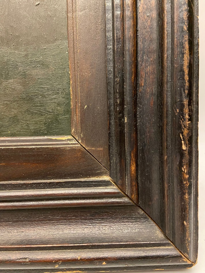 KONTRAPLAK ÜZERİ YAĞLI BOYA ANONİM BALERİN TABLOSU