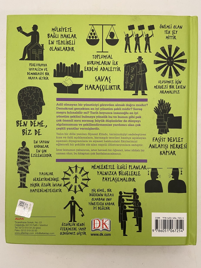 ALFA YAYINLARI SİYASET KİTABI KARTON KAPAK