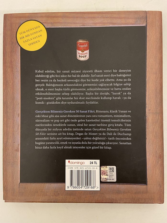 DOMİNGO YAYINLARI GERÇEKTEN BİLMENİZ GEREKEN 50 SANAT FİKRİ KİTAP