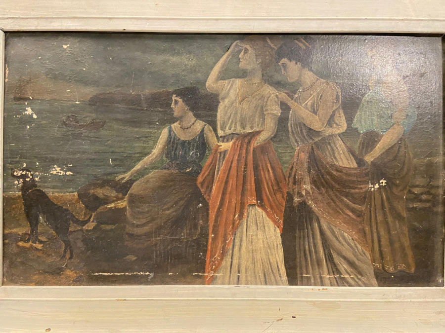 ANONİM  ÇALIŞMA İMZA OKUNAMADI YAĞLI BOYA TABLO