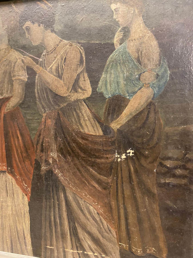 ANONİM  ÇALIŞMA İMZA OKUNAMADI YAĞLI BOYA TABLO