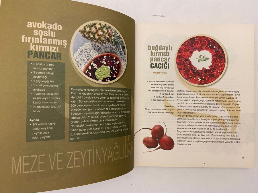 SAHRAP SOYSAL'LA SAĞLIKLI MUTFAK MUTFAK DERGİSİ SAHRAP SOYSAL İMZALI 