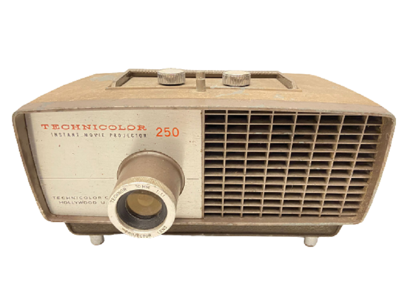  1967 USA AMERİKAN TECHNICOLOR 250 INSTANT MOVIE PROJECTOR VİNTAGE PROJEKSİYON KARTUŞ FİLM SİNEMA MAKİNESİ 