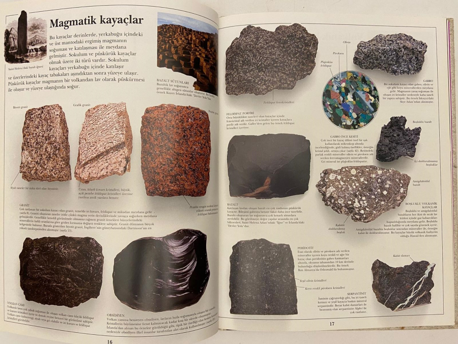 TÜBİTAK TAŞLARIN DÜNYASI BİLGİLENDİRİCİ KİTAP