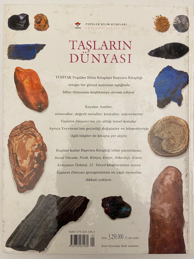 TÜBİTAK TAŞLARIN DÜNYASI BİLGİLENDİRİCİ KİTAP