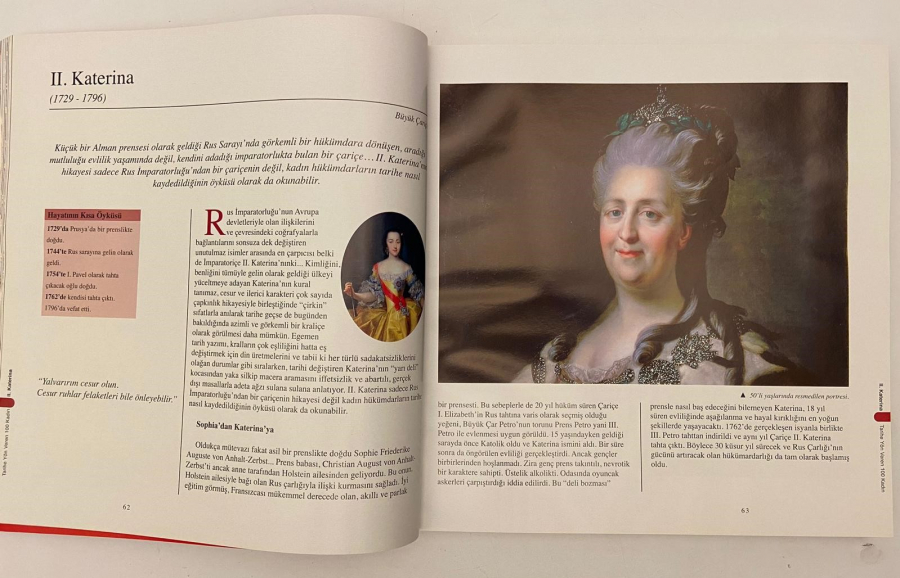 HÜRRİYET TARİHE YÖN VEREN 100 KADIN KİTAP KUŞE KARTON KAPAK