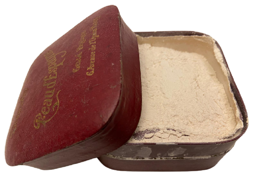 1950 GELLE FRERES PEAU D'ESPAGNE PUDRA MAKYAJ PUDRASI KARTON KUTU