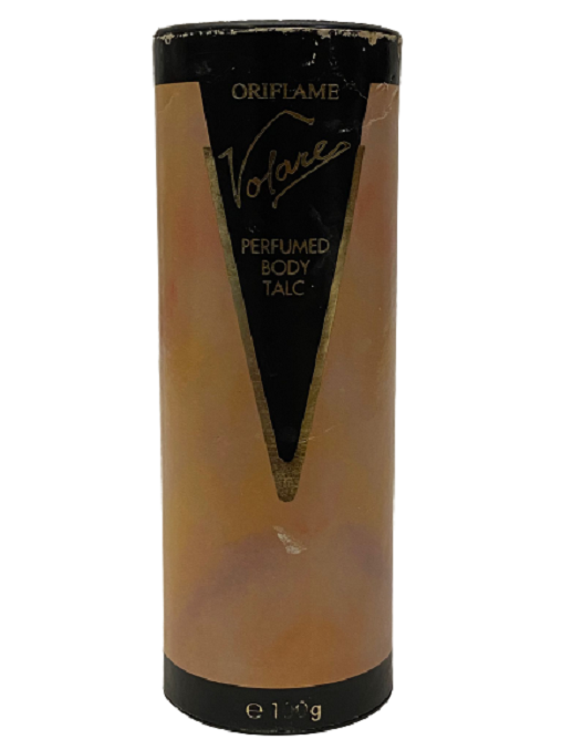 1970 ORIFLAME VOLARE PERFUMED BODY TALC VÜCUT PUDRASI KARTON KUTU