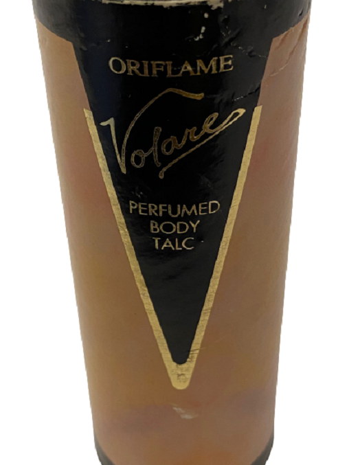 1970 ORIFLAME VOLARE PERFUMED BODY TALC VÜCUT PUDRASI KARTON KUTU