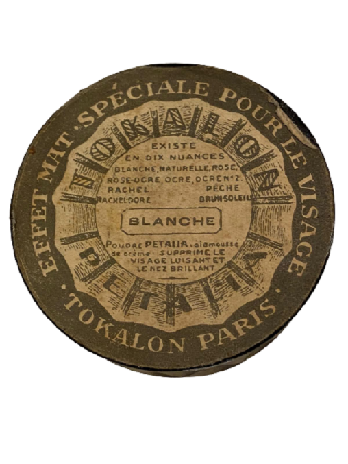 1960 TOKALON PETALIA BLANCHE PARIS DOLU MAKYAJ PUDRASI KAPAKLI KARTON KUTU