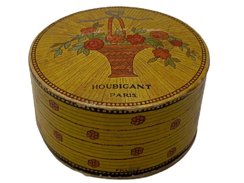 VİNTAGE HOUBIGANT PARIS DE COTY RACHEL MAKYAJ PUDRASI KUTUSU KARTON KUTU