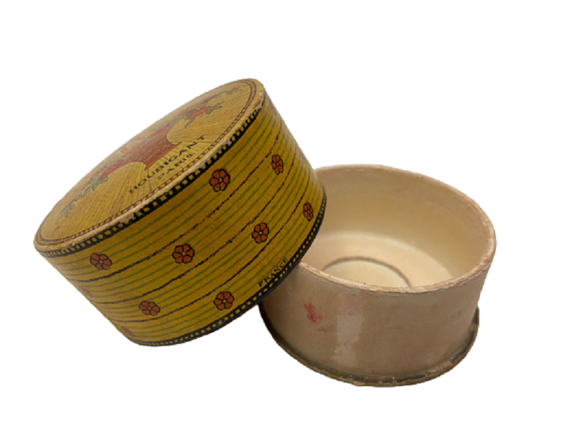 VİNTAGE HOUBIGANT PARIS DE COTY RACHEL MAKYAJ PUDRASI KUTUSU KARTON KUTU