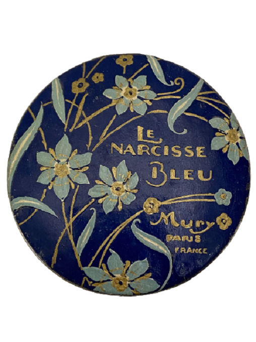 1940 VINTAGE NADİR LE NARCISSE BLEU MURY PARIS MAKYAJ PUDRASI KARTON KAPAKLI KUTU