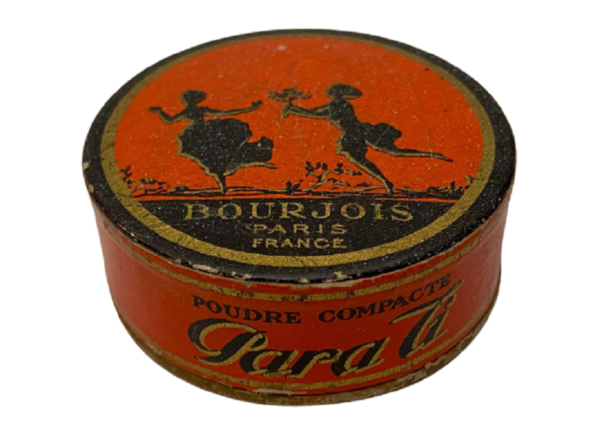 VİNTAGE POUDRE COMPACTE RACHEL BOURJOIS PARIS MAKYAJ PUDRASI KAPAKLI KARTON KUTU