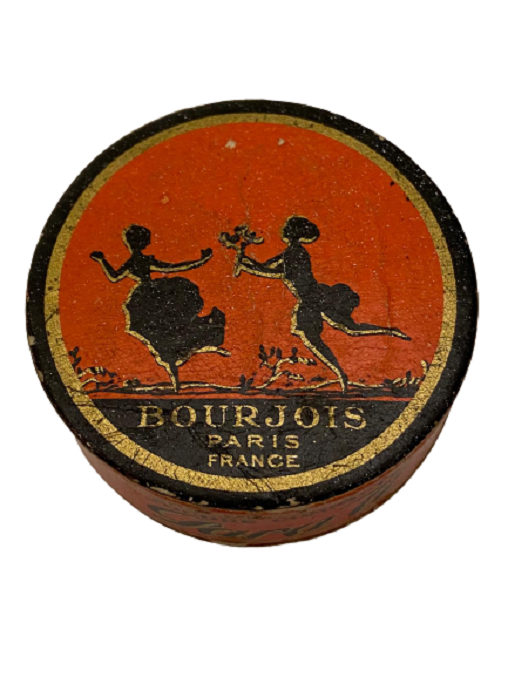 VİNTAGE POUDRE COMPACTE RACHEL BOURJOIS PARIS MAKYAJ PUDRASI KAPAKLI KARTON KUTU