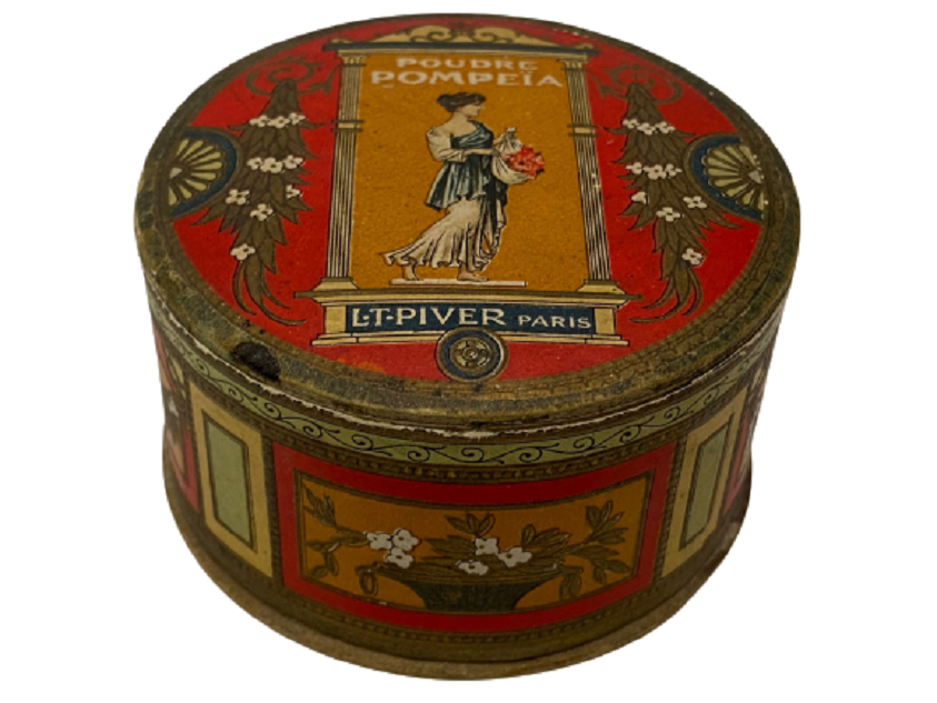 VINTAGE POUDRE POMPEİA L T PIVER PARIS MAKYAJ PUDRASI KUTUSU KARTON 