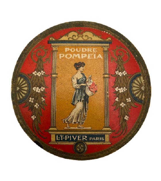 VINTAGE POUDRE POMPEİA L T PIVER PARIS MAKYAJ PUDRASI KUTUSU KARTON 