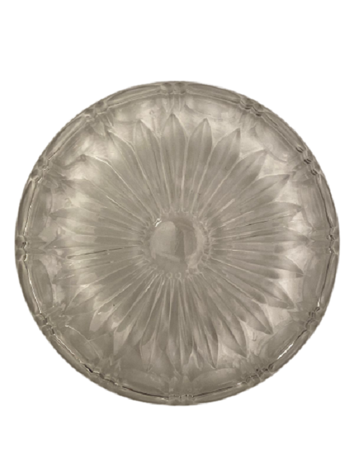 6 LI METAL YAPRAK İŞLEMELİ STANDLI KRİSTAL İKRAM SERVİS TABAKLARI