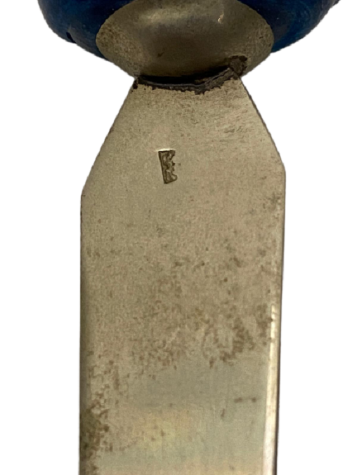 GÜMÜŞ DAMGALI OSMANLI TURALI DAMGALI VE CAM NAZARLIK ZARF ACACAGI