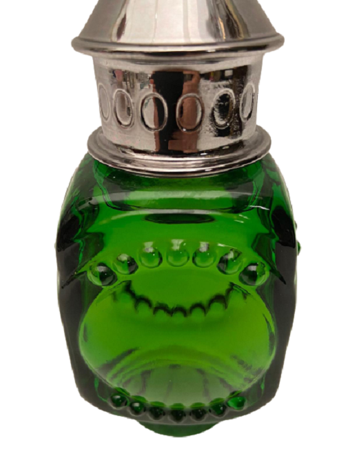 1960 AVON TAI WINDS FENER FORMUNDA YEŞİL CAM METAL KAPAKLI DOLU KOLONYA ŞİŞESİ