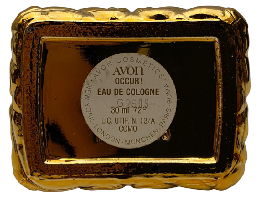 1970 AVON OCCUR 30 ML TELEFON FORMUNDA CAM ŞİŞE KOLONYA