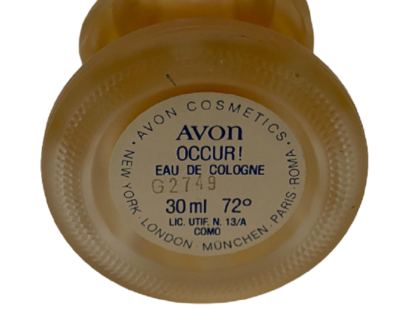 AVON OCCUR EAU DE COLOGNE 30 ML KAPAKLI PARFUM KOLONYA ŞİŞESİ