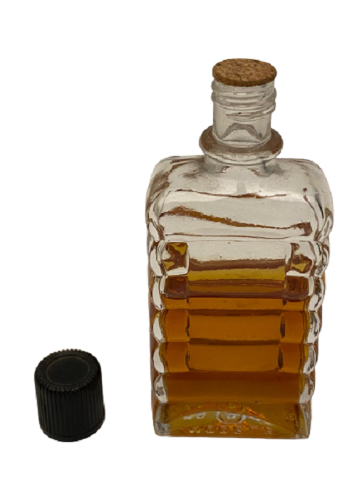 MODELE DEPOSE BEYAZ CAM MİKA KAPAKLI KOLONYA ŞİŞESİ