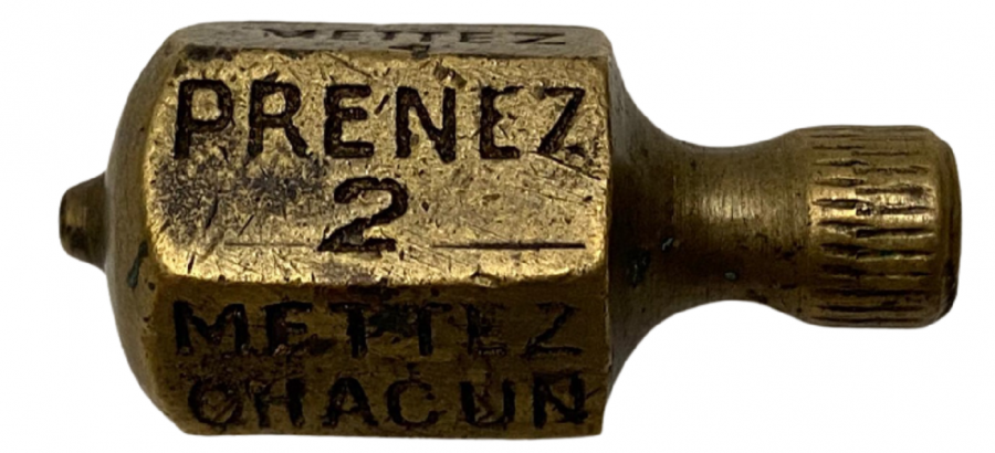 1800 YILLAR OSMANLI FRANSIZCA BASKI CAKILI YAZILI NADİR PİRİNC FIRDÖNDÜ OYUNU