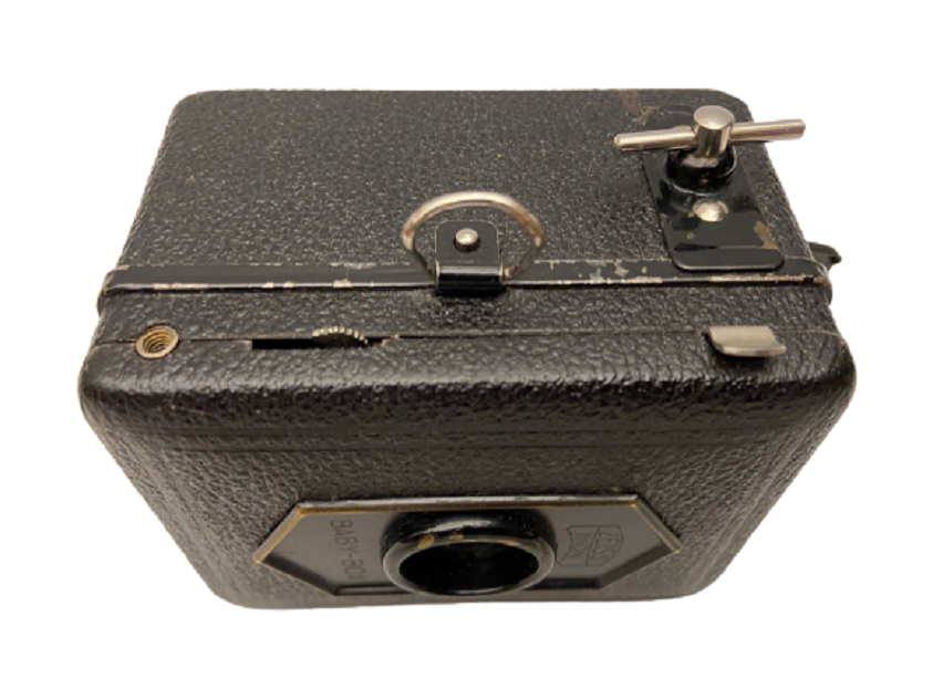 1930 ZEISS IKON BABY BOX DERİ ÇANTALI CAMERA FOTOGRAF MAKİNESİ 