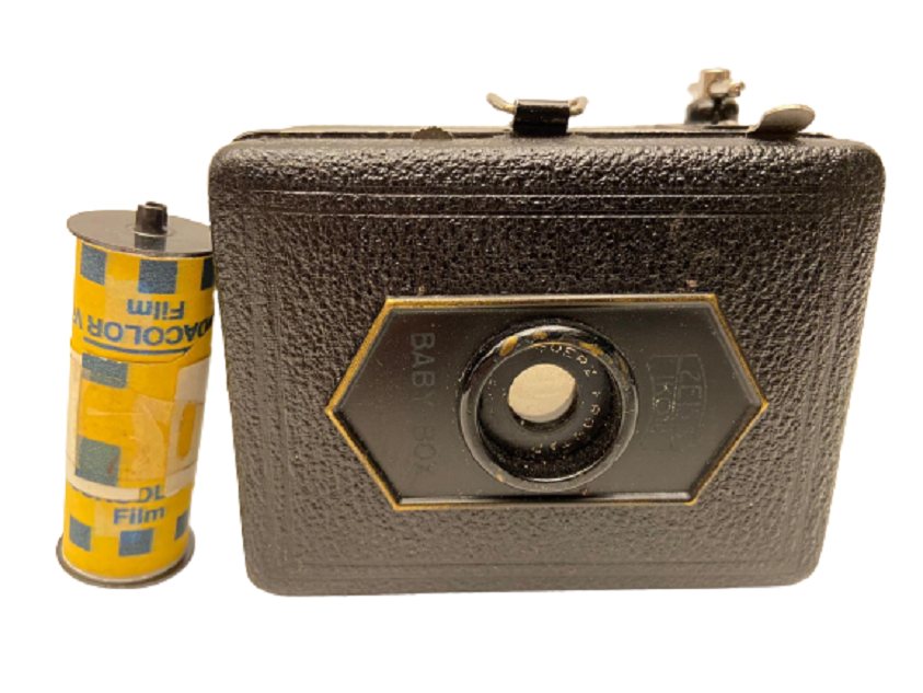 1930 ZEISS IKON BABY BOX DERİ ÇANTALI CAMERA FOTOGRAF MAKİNESİ 