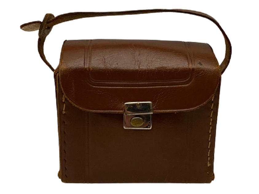 1930 ZEISS IKON BABY BOX DERİ ÇANTALI CAMERA FOTOGRAF MAKİNESİ 