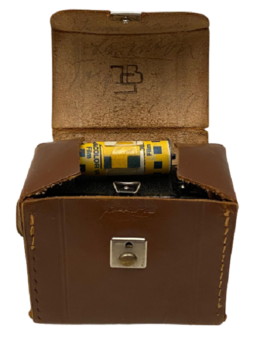 1930 ZEISS IKON BABY BOX DERİ ÇANTALI CAMERA FOTOGRAF MAKİNESİ 