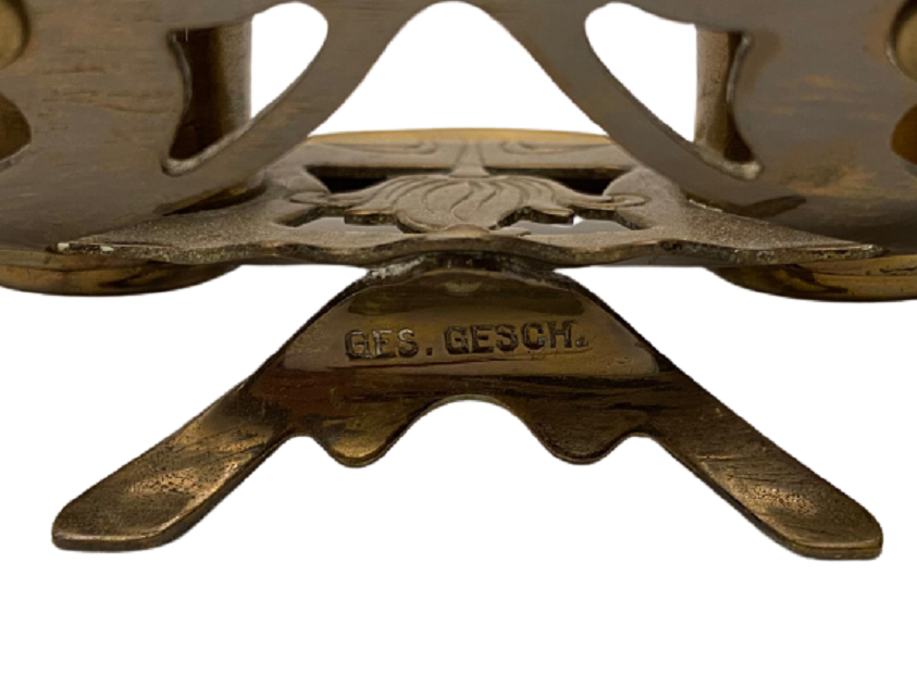 1920 PİRİNC OSMANLI PAZARINA YAPILMIŞ GES. GESCH. DAMGALI CİFTLİ KAPAKLI HOKKA