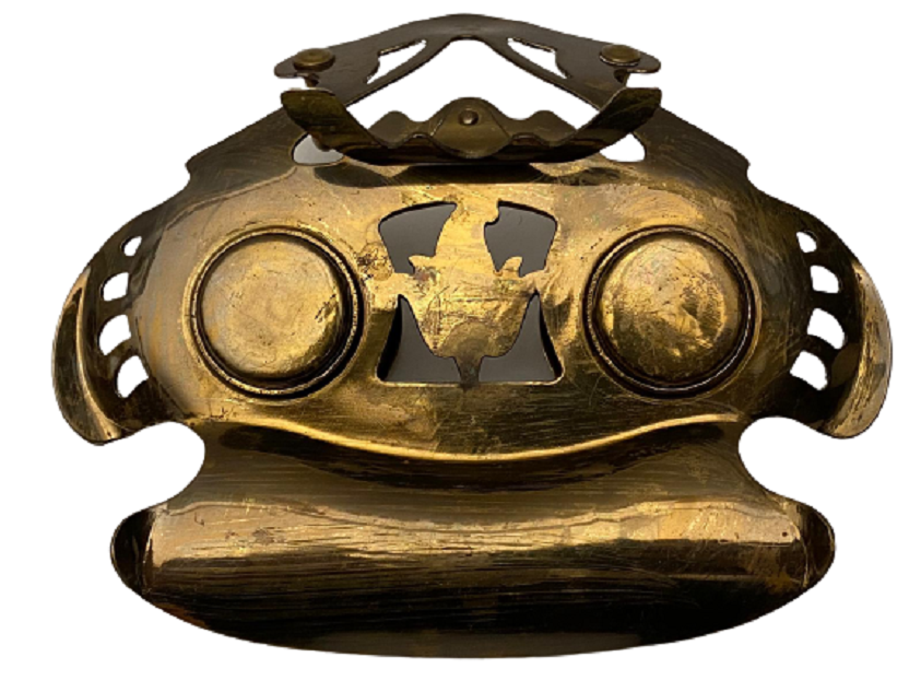 1920 PİRİNC OSMANLI PAZARINA YAPILMIŞ GES. GESCH. DAMGALI CİFTLİ KAPAKLI HOKKA