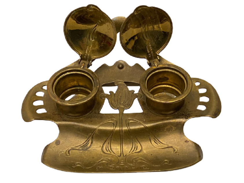 1920 PİRİNC OSMANLI PAZARINA YAPILMIŞ GES. GESCH. DAMGALI CİFTLİ KAPAKLI HOKKA