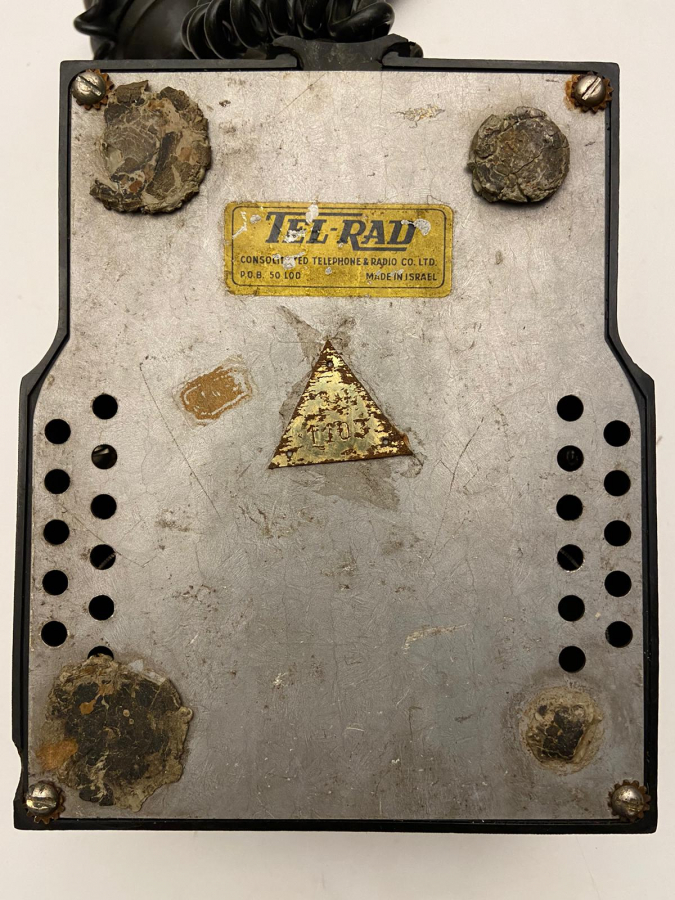 VİNTAGE TEL - RAD MARKA KOMPLE BAKALIT CALIŞAN ÇEVİRMELİ MEKANİK TELEFON