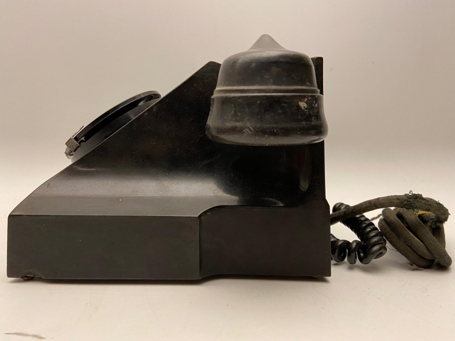 VİNTAGE TEL - RAD MARKA KOMPLE BAKALIT CALIŞAN ÇEVİRMELİ MEKANİK TELEFON