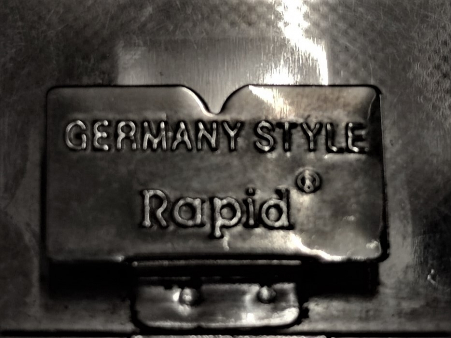 1941 GERMAN STYLE RAPİD  ALMAN  TABAKA 1. DUNYA ŞAVAŞI NAZİ DÖNEMİ METAL KAPAKLI TÜTÜN KUTU