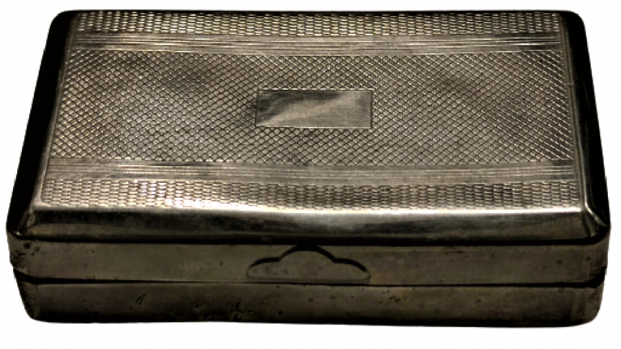 1941 GERMAN STYLE RAPİD  ALMAN  TABAKA 1. DUNYA ŞAVAŞI NAZİ DÖNEMİ METAL KAPAKLI TÜTÜN KUTU