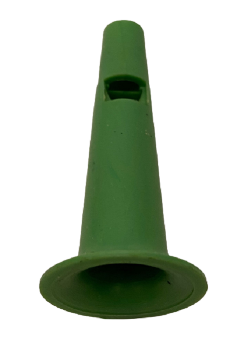RETRO ZURNA FORMUNDA YEŞİL SERT  PLASTİK YERLİ   DÜDÜK