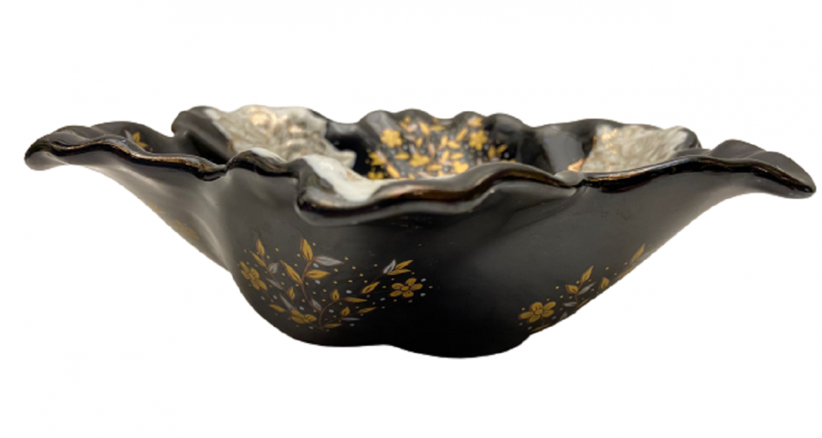 EL BOYAMA İŞÇİLİKLİ PORSELEN RUS DAMGALI MEYVE TABAĞI