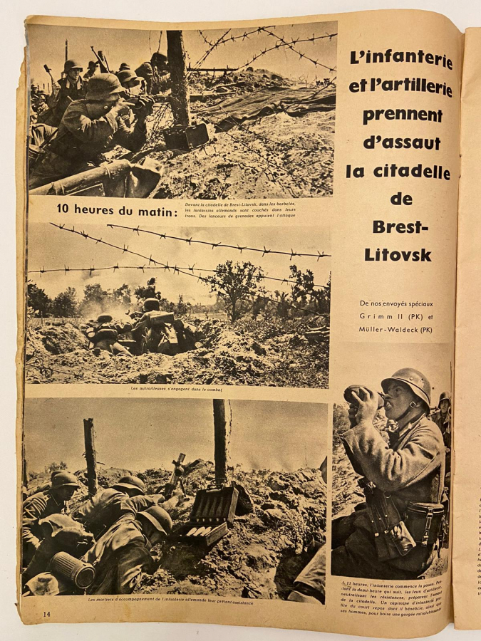 1941 FRANSIZ BASIMI 2. DÜNYA SAVAŞI SİGNAL NAZİ PROPAGANDA HİTLER DERGİSİ