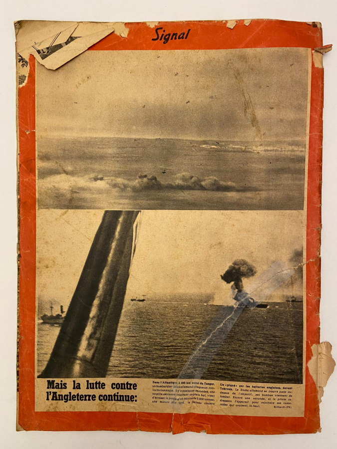 1941 FRANSIZ BASIMI 2. DÜNYA SAVAŞI SİGNAL NAZİ PROPAGANDA HİTLER DERGİSİ