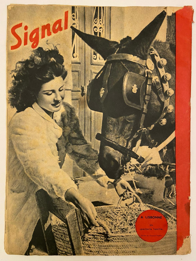 1943 FRANSIZ BASIMI 2. DÜNYA SAVAŞI SİGNAL NAZİ PROPAGANDA HİTLER DERGİSİ 1 ER NUMERO DE NOVEMBER