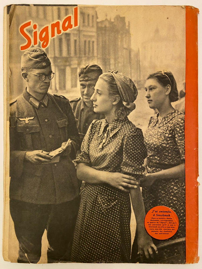 1941 FRANSIZ BASIMI 2. DÜNYA SAVAŞI SİGNAL NAZİ PROPAGANDA HİTLER DERGİSİ 1 ER NUMERO OCTOBRE