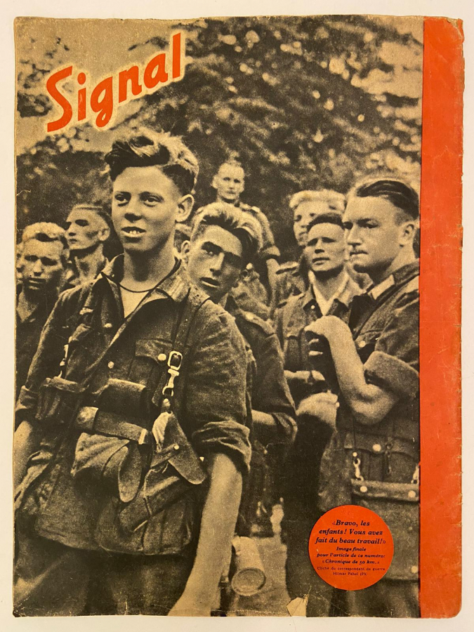 1942 FRANSIZ BASIMI 2. DÜNYA SAVAŞI SİGNAL NAZİ PROPAGANDA HİTLER DERGİSİ 1 ER NUMERO DE NOVEMBRE