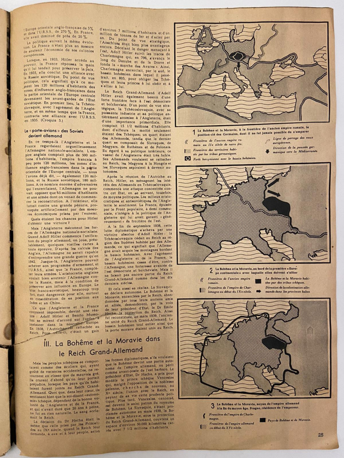 1943 FRANSIZ BASIMI 2. DÜNYA SAVAŞI SİGNAL NAZİ PROPAGANDA HİTLER DERGİSİ 1 ER NUMERO DE MARS